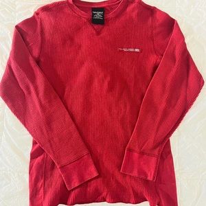 vintage ralph lauren long sleeve | red
